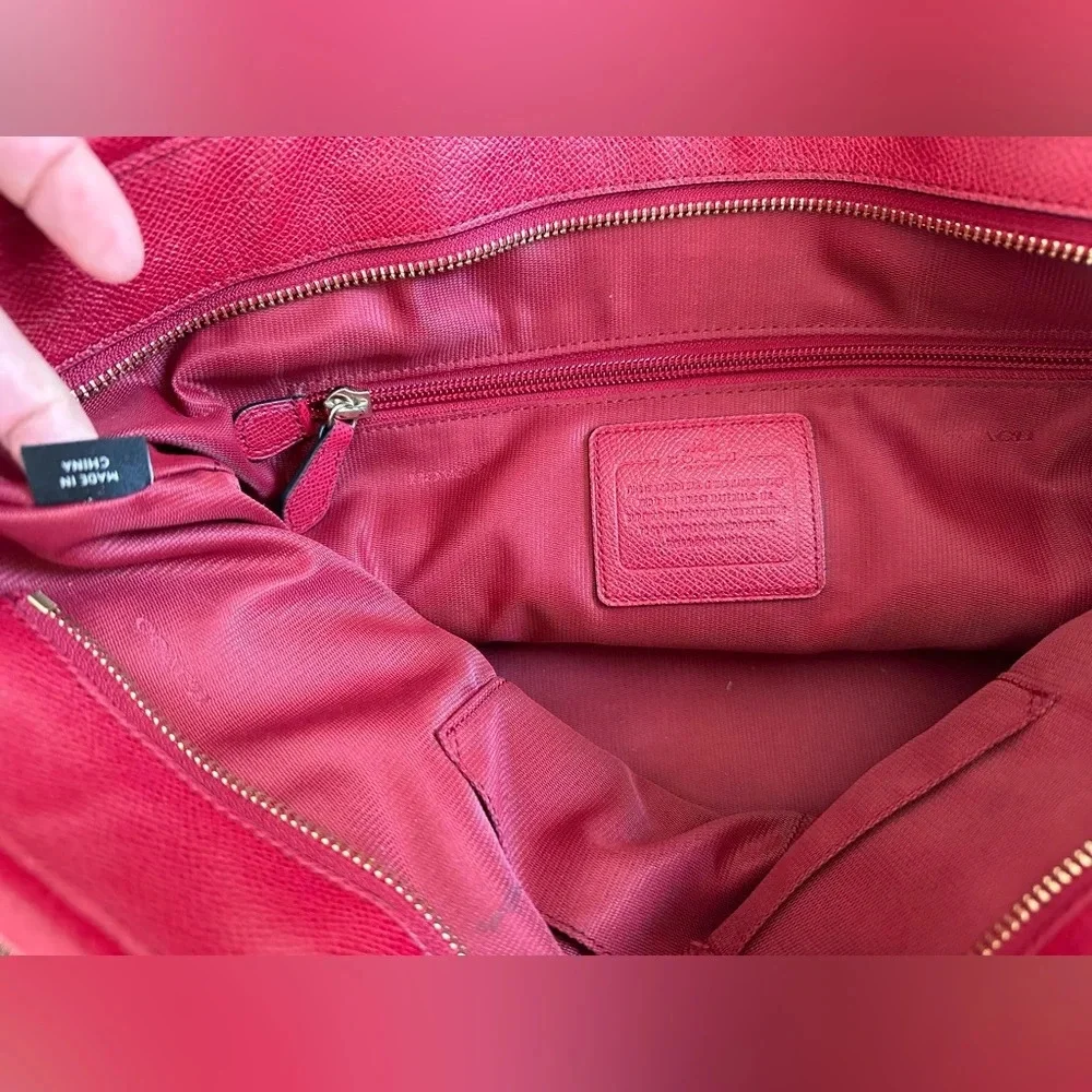 Coach Taxi zip tote bag